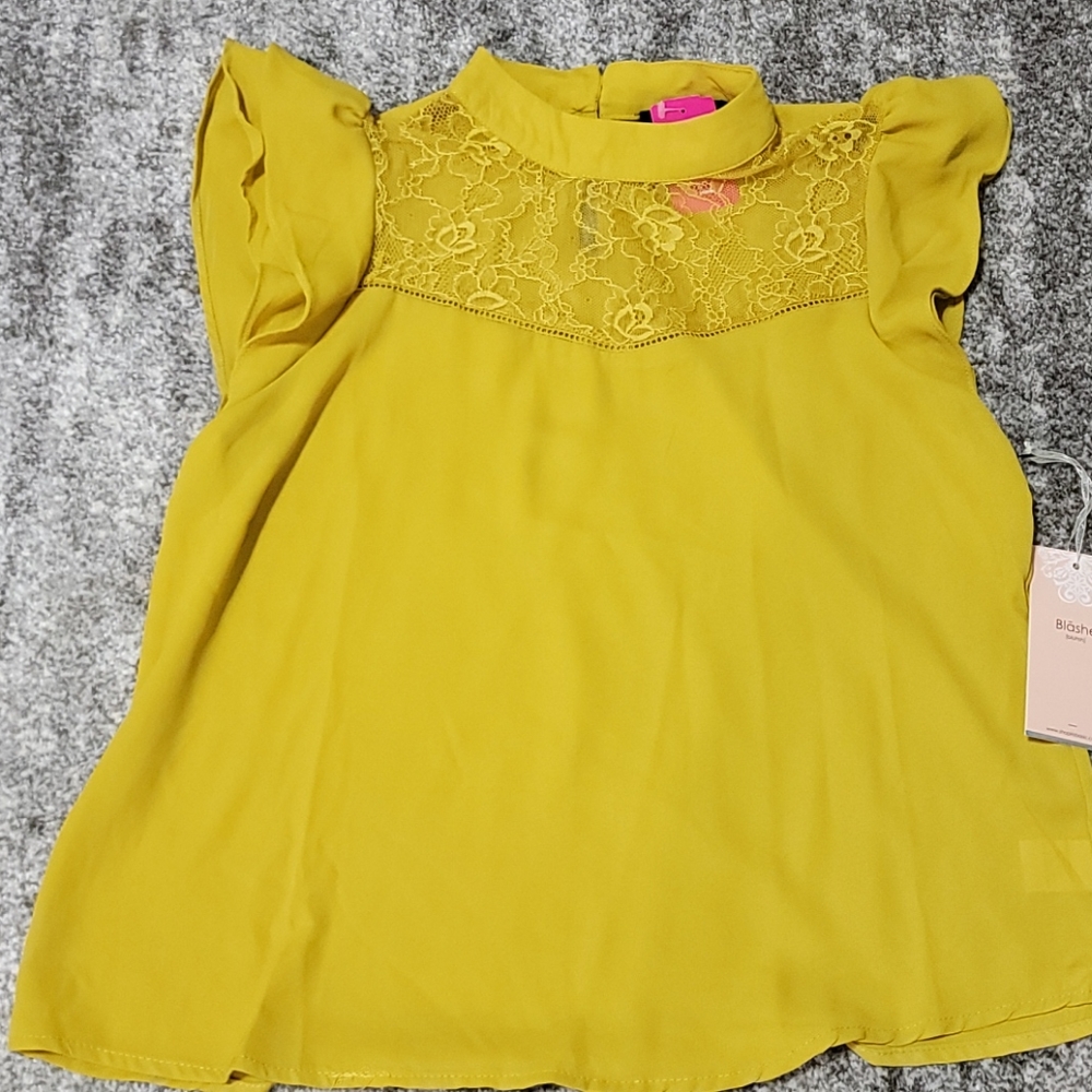 Mustard blouse